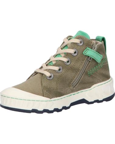 Sportif pour Fille et Garçon KICKERS 894810-30 KICKRUP 201 KAKI GRIS