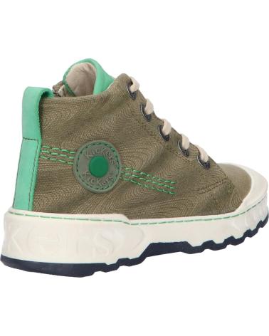 Sportif pour Fille et Garçon KICKERS 894810-30 KICKRUP 201 KAKI GRIS