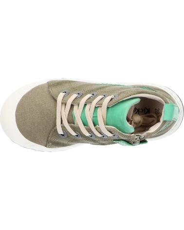 Sportif pour Fille et Garçon KICKERS 894810-30 KICKRUP 201 KAKI GRIS