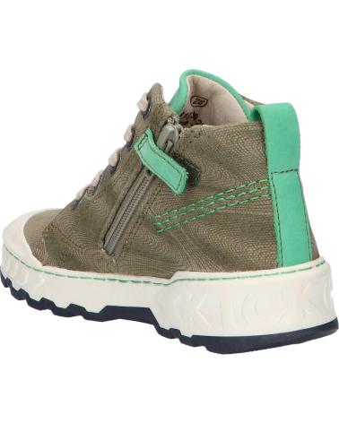 Sportif pour Fille et Garçon KICKERS 894810-30 KICKRUP 201 KAKI GRIS