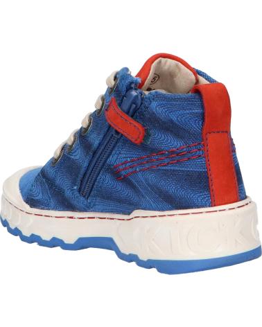 Esportes  de Menina e Menino KICKERS 894810-30 KICKRUP 52 BLEU ROUGE