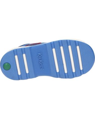 Esportes  de Menina e Menino KICKERS 894810-30 KICKRUP 52 BLEU ROUGE