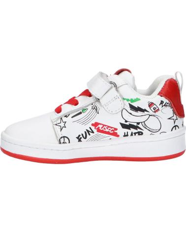 girl and boy Zapatillas deporte KICKERS 895910-30 BISKAROS 31 BLANC ROUGE STR