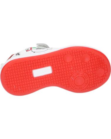 girl and boy Zapatillas deporte KICKERS 895910-30 BISKAROS 31 BLANC ROUGE STR