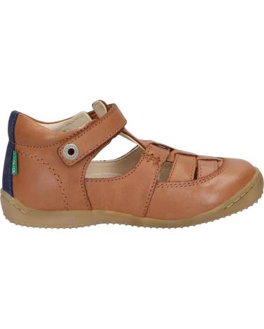 Schuhe für Junge KICKERS 894630-10 GAKICK 116 CAMEL MARINE