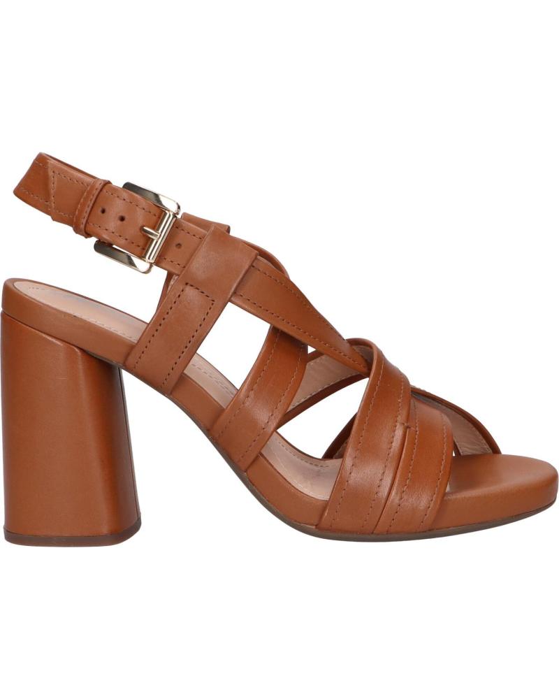 Woman Sandals GEOX D02GSB 00043 D GENZIANA HIGH C6001 COGNAC