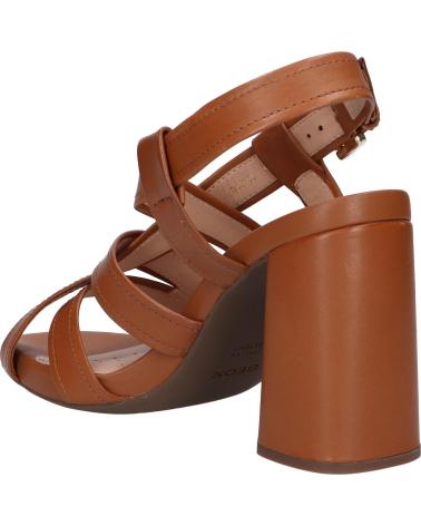 Woman Sandals GEOX D02GSB 00043 D GENZIANA HIGH C6001 COGNAC