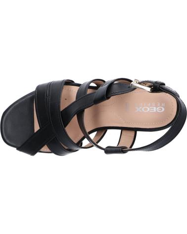 Sandálias de Mulher GEOX D02GSB 00043 D GENZIANA HIGH C9999 BLACK