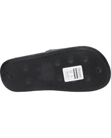 Chanclas de Mujer y Niña y Niño KAPPA 304Q930 LOGO MATESE 949 BLACK-WHITE