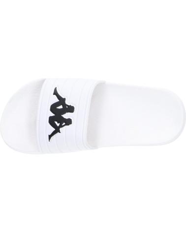 girl and boy and Woman Flip flops KAPPA 304Q930 LOGO MATESE 946 BLACK-WHITE