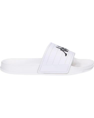 girl and boy and Woman Flip flops KAPPA 304Q930 LOGO MATESE 946 BLACK-WHITE