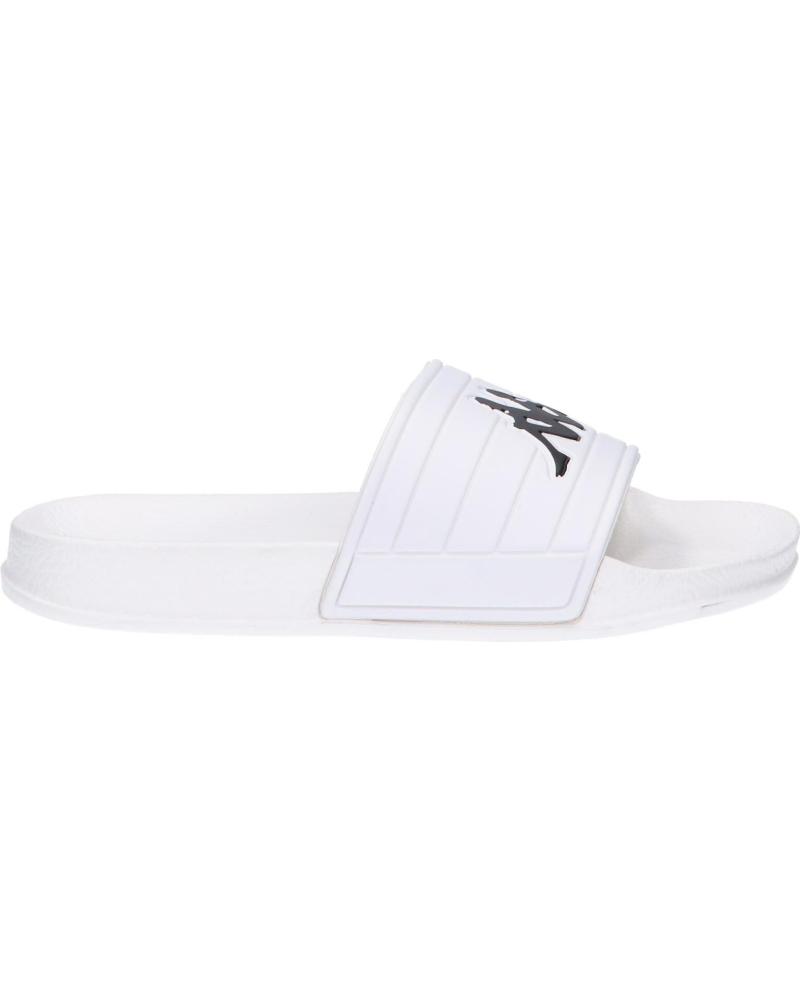 girl and boy and Woman Flip flops KAPPA 304Q930 LOGO MATESE 946 BLACK-WHITE