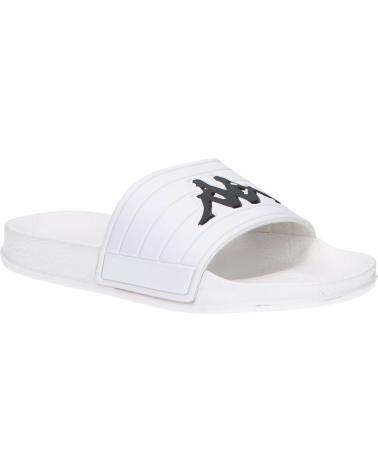 girl and boy and Woman Flip flops KAPPA 304Q930 LOGO MATESE 946 BLACK-WHITE