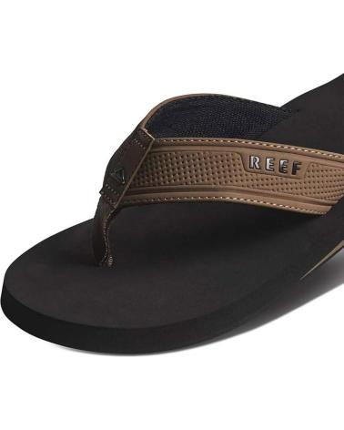 Chinelos de Homem REEF CHANCLAS THE LAYBACK BLACK TAN NEGRO MAR MULTICOLOR