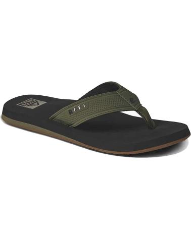 Chinelos de Homem REEF CHANCLAS THE LAYBACK BLACK OLIVE NEGRO V MULTICOLOR