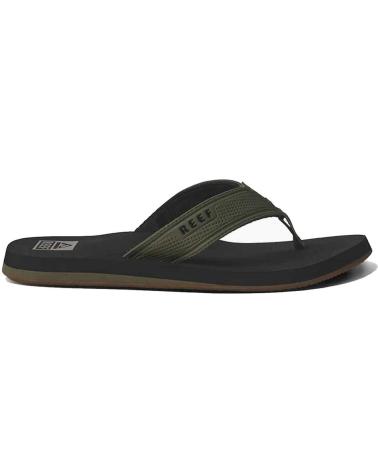 Chinelos de Homem REEF CHANCLAS THE LAYBACK BLACK OLIVE NEGRO V MULTICOLOR
