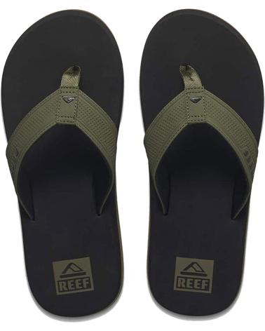 Chinelos de Homem REEF CHANCLAS THE LAYBACK BLACK OLIVE NEGRO V MULTICOLOR