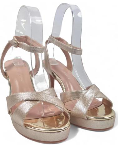 Sandalias de Mujer TIMBOS SANDALIA TACON FIESTA PLATAFORMA MUJER ORO 130147 AMARILLO
