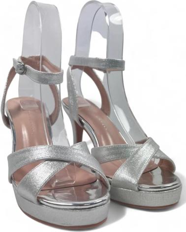 Sandalias de Mujer TIMBOS SANDALIA TACON FIESTA PLATAFORMA MUJER PLATA 130146 PLATEADO
