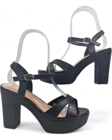 Sandalias de Mujer TIMBOS SANDALIA TACON FIESTA PLATAFORMA MUJER 130143 NEGRO
