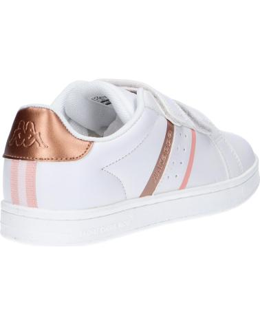 Esportes  de Menina e Menino KAPPA 311CFQW ALPHA 2V A0G WHITE-PINK