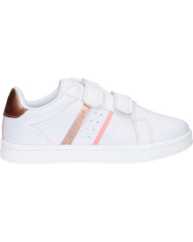 Esportes  de Menina e Menino KAPPA 311CFQW ALPHA 2V A0G WHITE-PINK