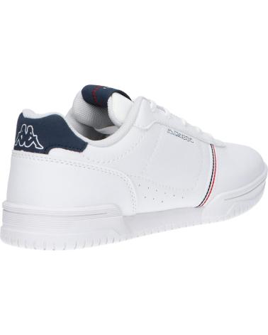 Sapatilhas de Mulher e Menina e Menino KAPPA 331455W TONETIS LACE A09 WHITE-BLUE NAVY