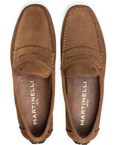 Mocassini per Uomo martinelli MOCASIN SERRAJE PARA HOMBRE DE CASTOR