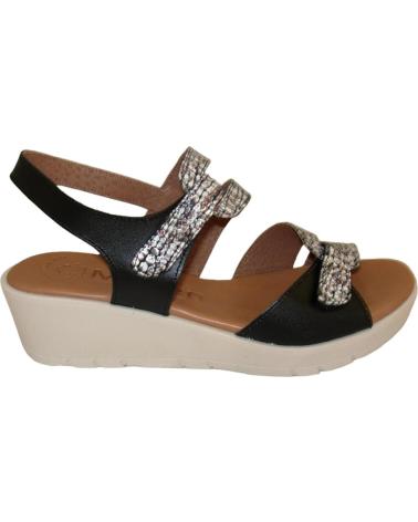 Sandalias de Mujer MAWEN SANDALIA CUNA MUJER NEGRO