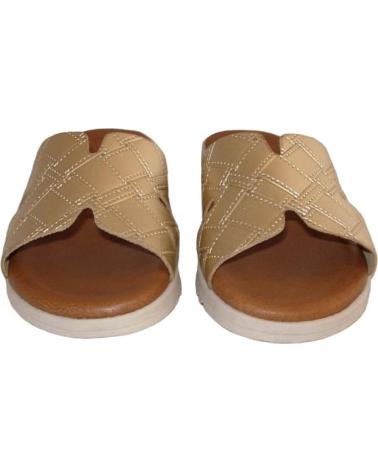 Sandálias de Mulher MAWEN CHANCLA PLANA MUJER PLATEADO