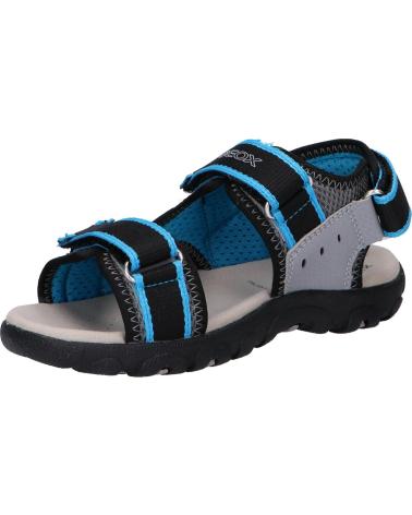 Sandalen für Junge GEOX J1524A 014CE J SANDAL STRADA C2276 DK GREY-LT BLUE