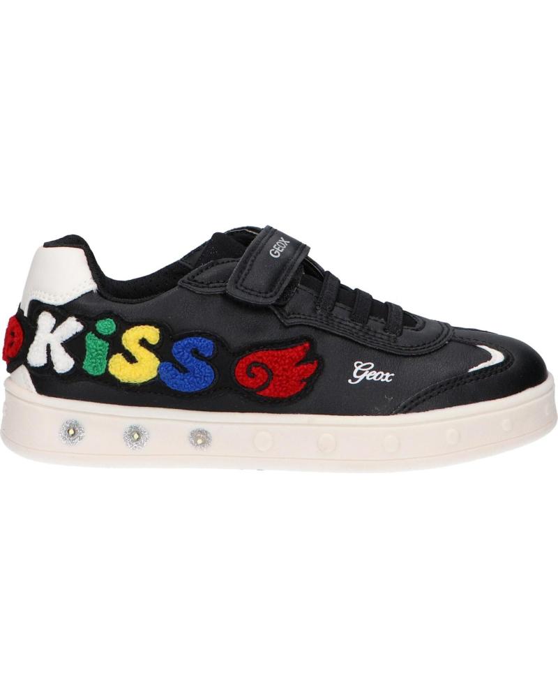 Trainers-De-Niña-GEOX-J268WC-000BC-J-SKYLIN-C0048-BLACK-RED