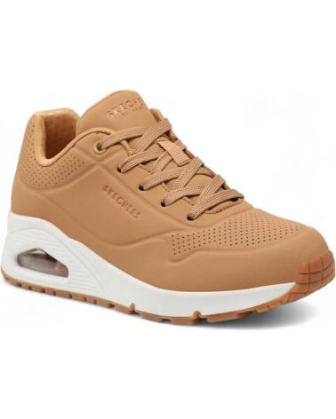 Deportivas de Mujer SKECHERS SNEAKERS UNO-STAND ON AIR MUJER CUERO MARRóN