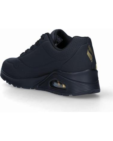 SKECHERS TÊNIS UNO GOLDEN HEART PRETO BKGD NEGRO