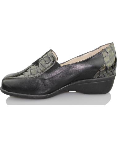 Mocasines de Mujer SANA PIES COMODOS CHAROL NEGRO