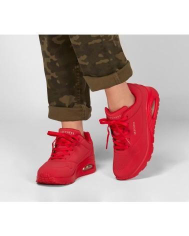 Zapatillas deporte de Mujer SKECHERS SNEAKERS 73690 UNO - STAND ON AIR ROJO
