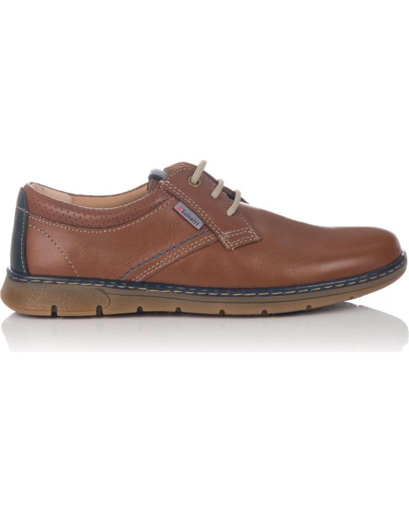 Zapatos-De-Hombre-LUISETTI-ZAPATOS-DE-SPORT-CUERO-DANUBIO-23321-MARRóN