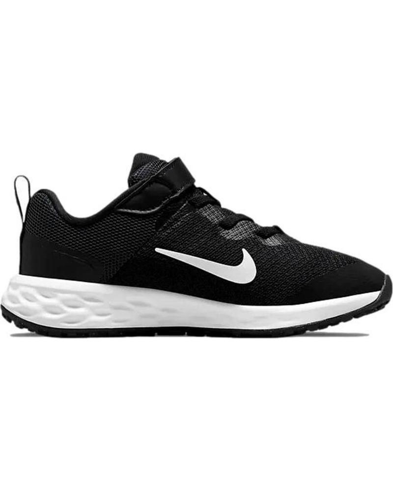 girl and boy Trainers NIKE ZAPATILLAS NEGRAS REVOLUTIN 6 NN DD1095 NEGRO
