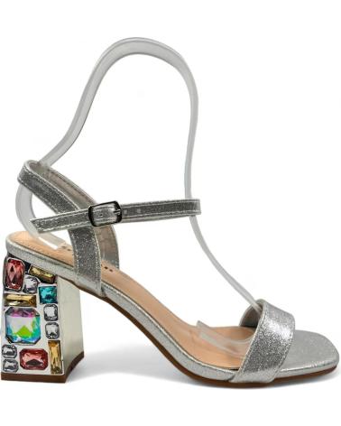 Sandales pour Femme TIMBOS SANDALIA TACON FIESTA MUJER PLATA 130152 PLATEADO