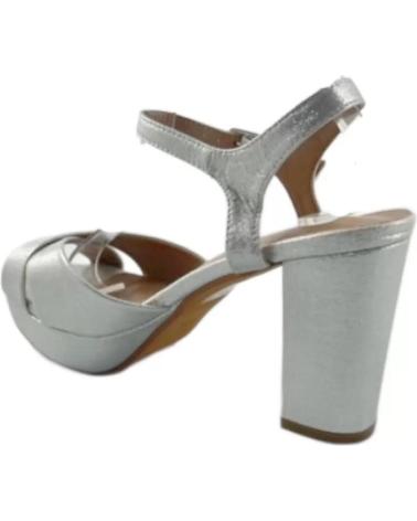 Sandales pour Femme TIMBOS SANDALIA TACON FIESTA MUJER PLATA 130186 PLATEADO