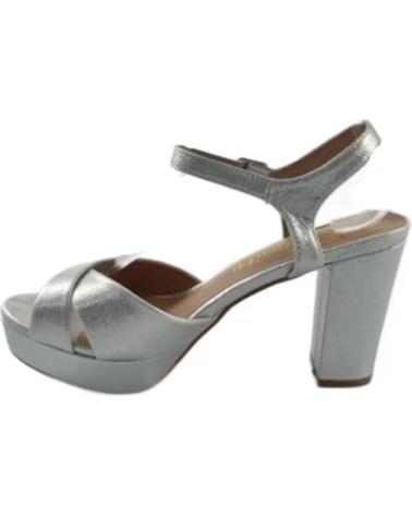 Sandales pour Femme TIMBOS SANDALIA TACON FIESTA MUJER PLATA 130186 PLATEADO