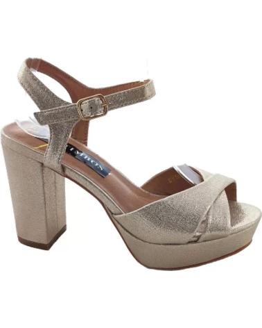 Sandali per Donna TIMBOS SANDALIA TACON FIESTA PLATAFORMA MUJER ORO 130184 AMARILLO