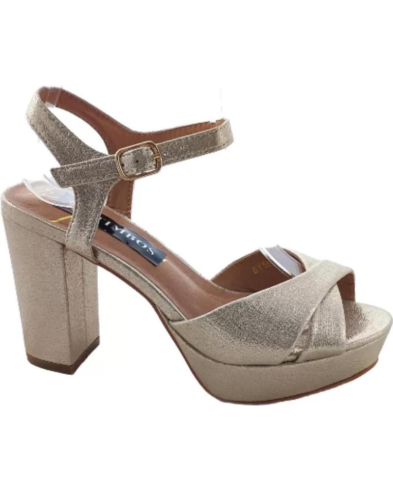 Sandali per Donna TIMBOS SANDALIA TACON FIESTA PLATAFORMA MUJER ORO 130184 AMARILLO