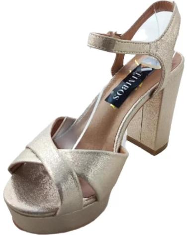 Sandali per Donna TIMBOS SANDALIA TACON FIESTA PLATAFORMA MUJER ORO 130184 AMARILLO