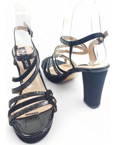 Sandales pour Femme TIMBOS SANDALIA TACON FIESTA DE MUJER 128666 NEGRO