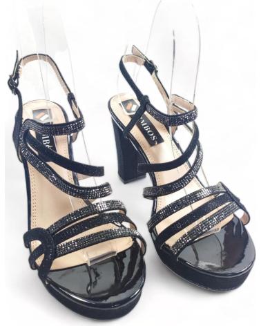 Sandales pour Femme TIMBOS SANDALIA TACON FIESTA DE MUJER 128666 NEGRO