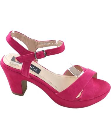 Sandales pour Femme TIMBOS SANDALIA TACON FIESTA PLATAFORMA MUJER FUCSIA 128236 MORADO