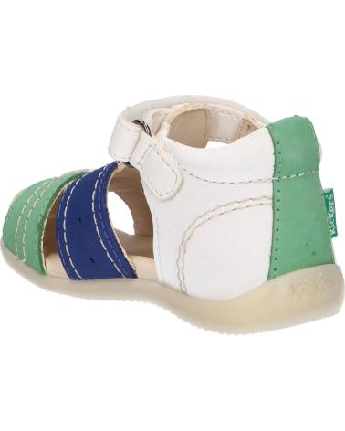 Sandalias de Niño KICKERS 785422-10 BIGBAZAR-2 32 BLANC BLEU VERT