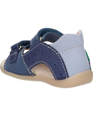 Sandali per Bambino KICKERS 785401-10 BOPING-2 53 BLEU TRICOLORE