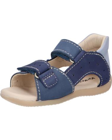 Sandali per Bambino KICKERS 785401-10 BOPING-2 53 BLEU TRICOLORE